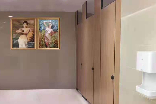 餐廳衛生間隔斷安裝案列